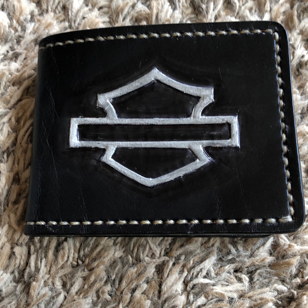 Harley Davidson wallet leather